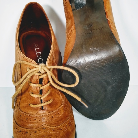 Tan Aldo laced heels! - Picture 8 of 8